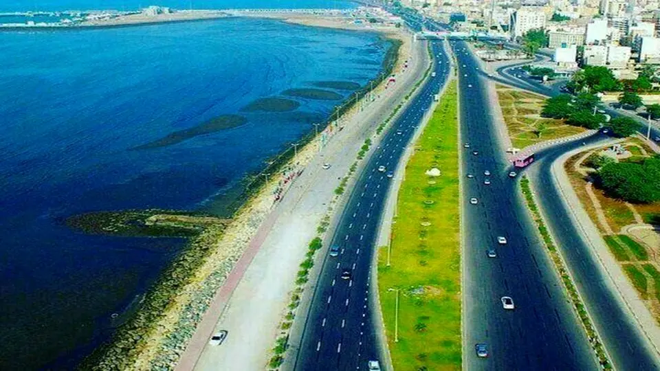 تصویری از خیابان ساحلی بندرعباس